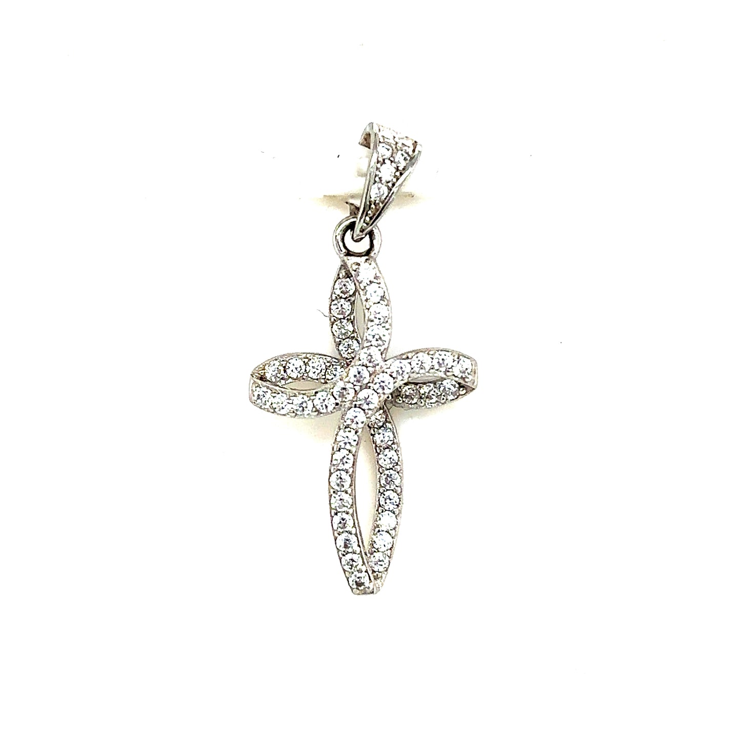 925 S.S. Swarovski Crystal Cross Pendant