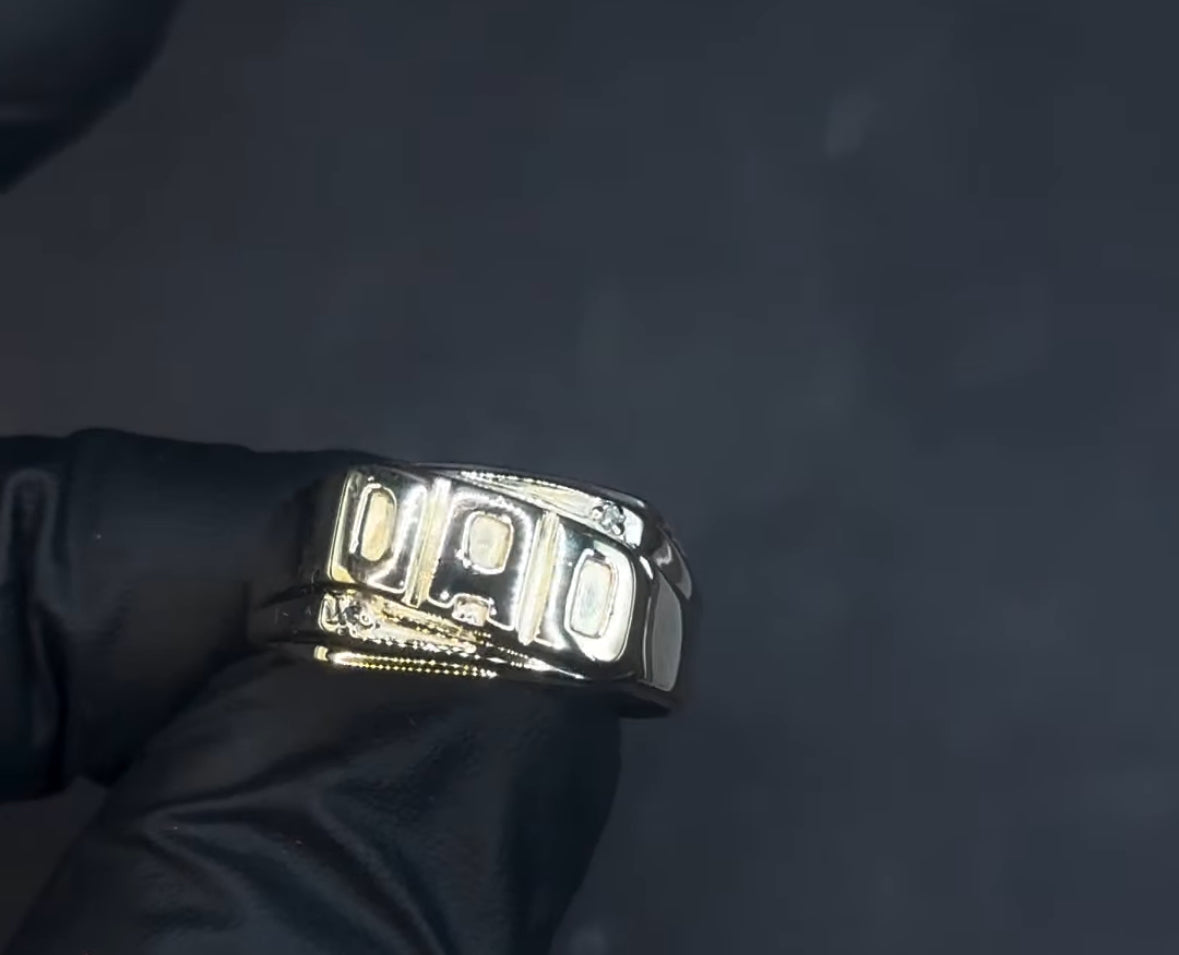 10k Gold dad ring