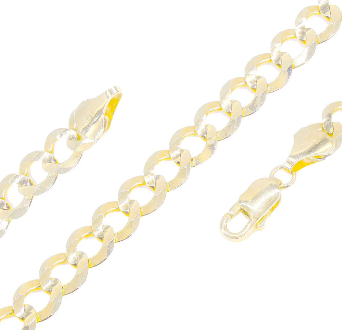 14k Gold curb Cuban