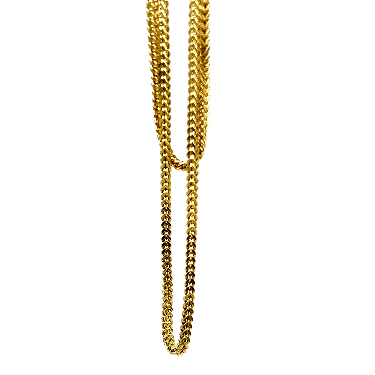 10k Yellow Gold Micro Franco Chain