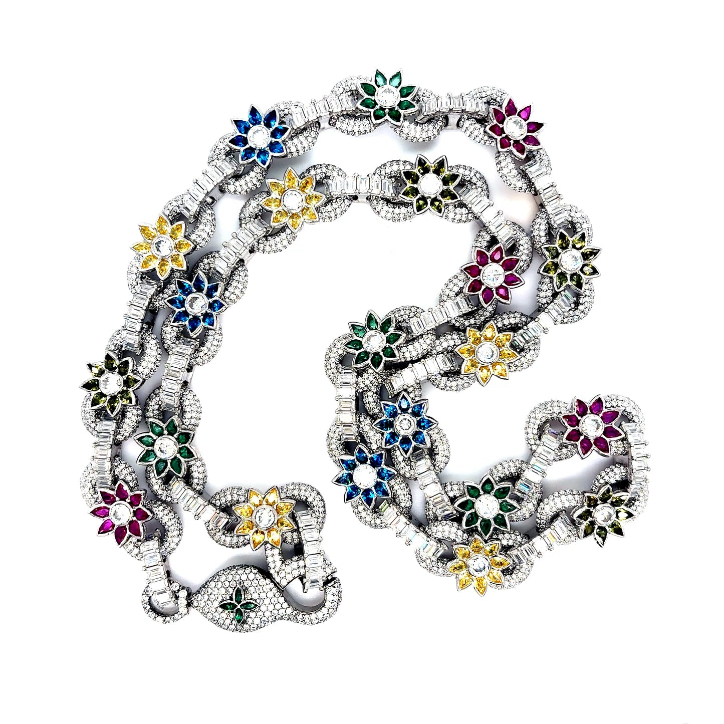 925 S.S. VVS Moissanite Infinity Chain