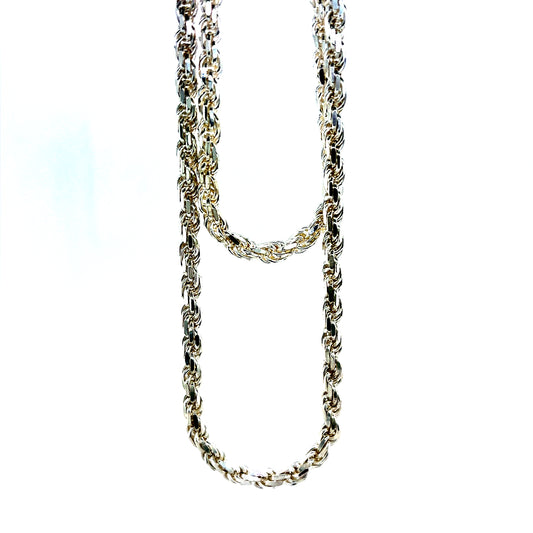 925 S.S. Rope Chain-4mm