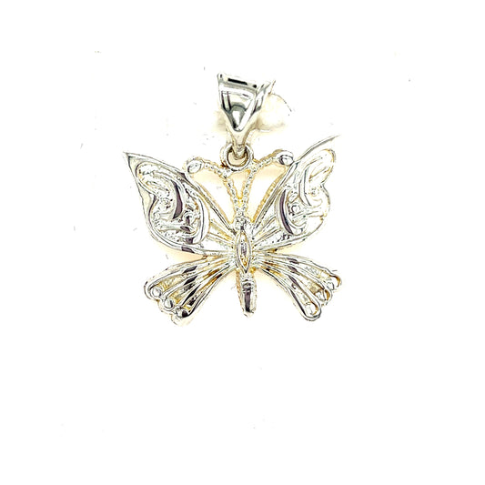 925 S.S. 3D Butterfly Pendant