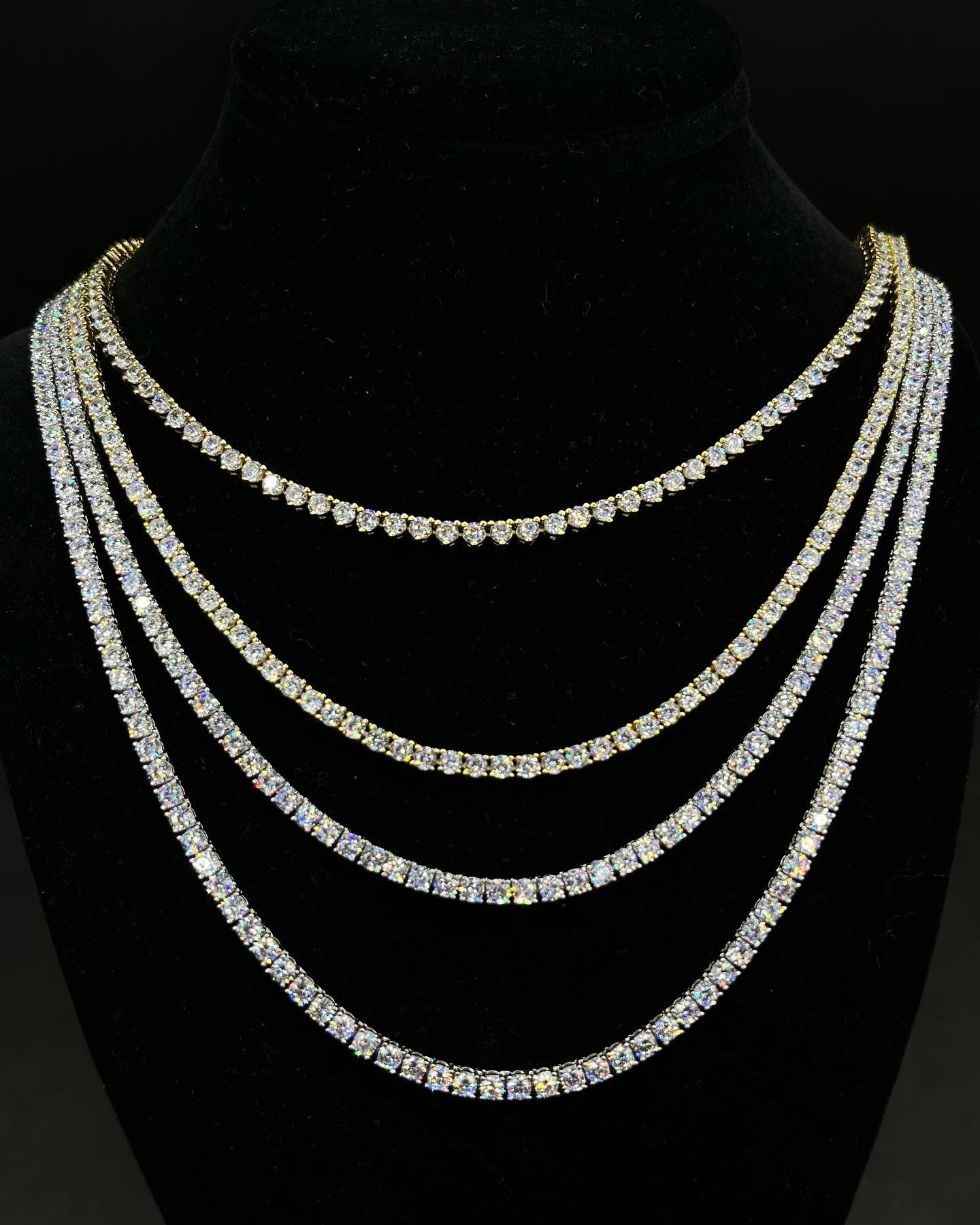 925 S.S. VVS Moissanite Tennis Chain