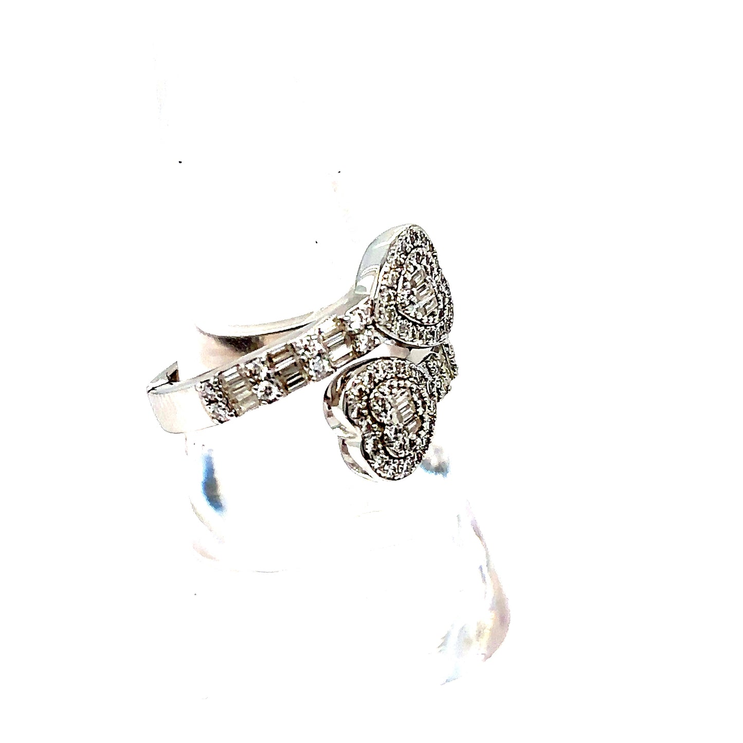 925 S.S. Moissanite Heart Ring