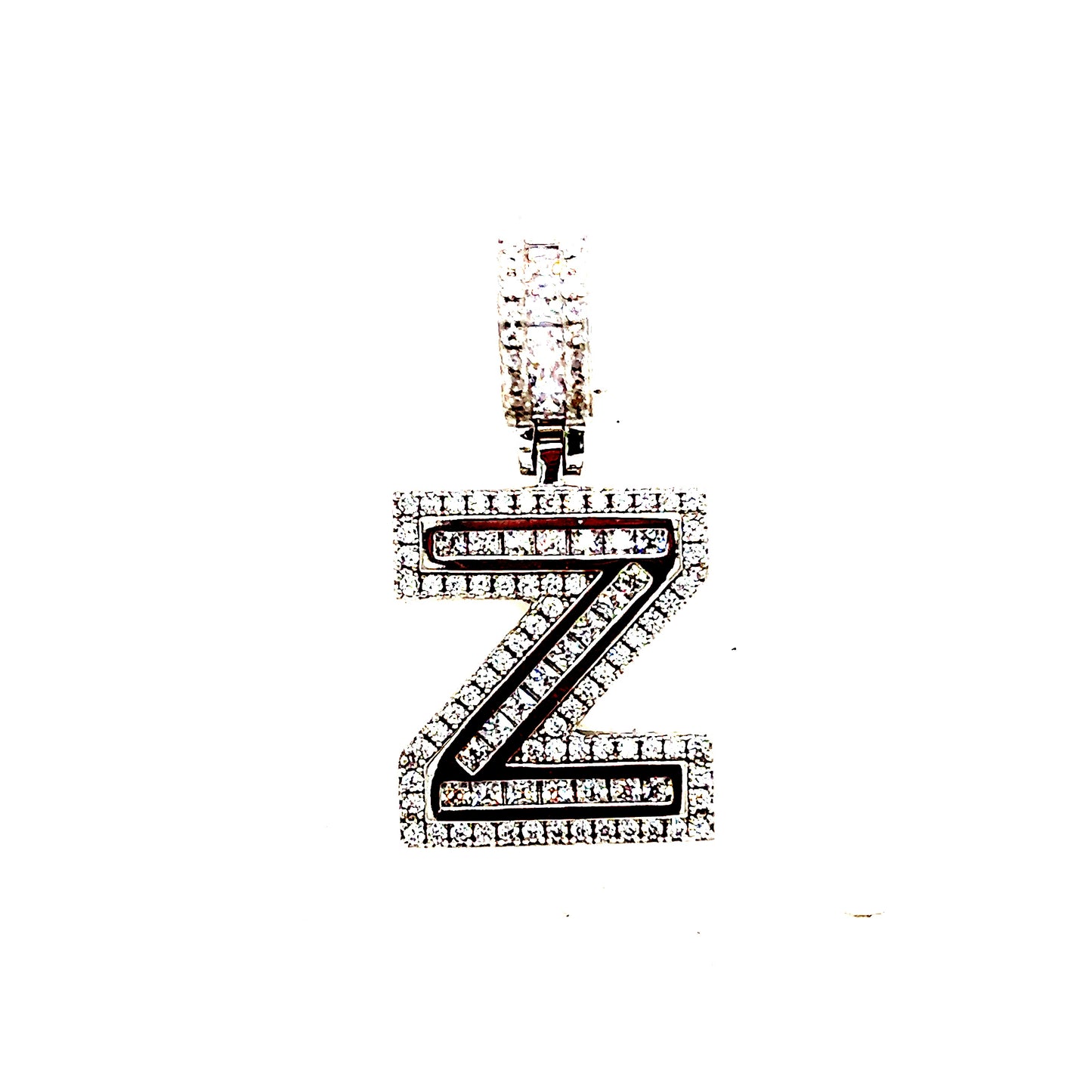 925 S.S. CZ Stone Letter Z Pendant