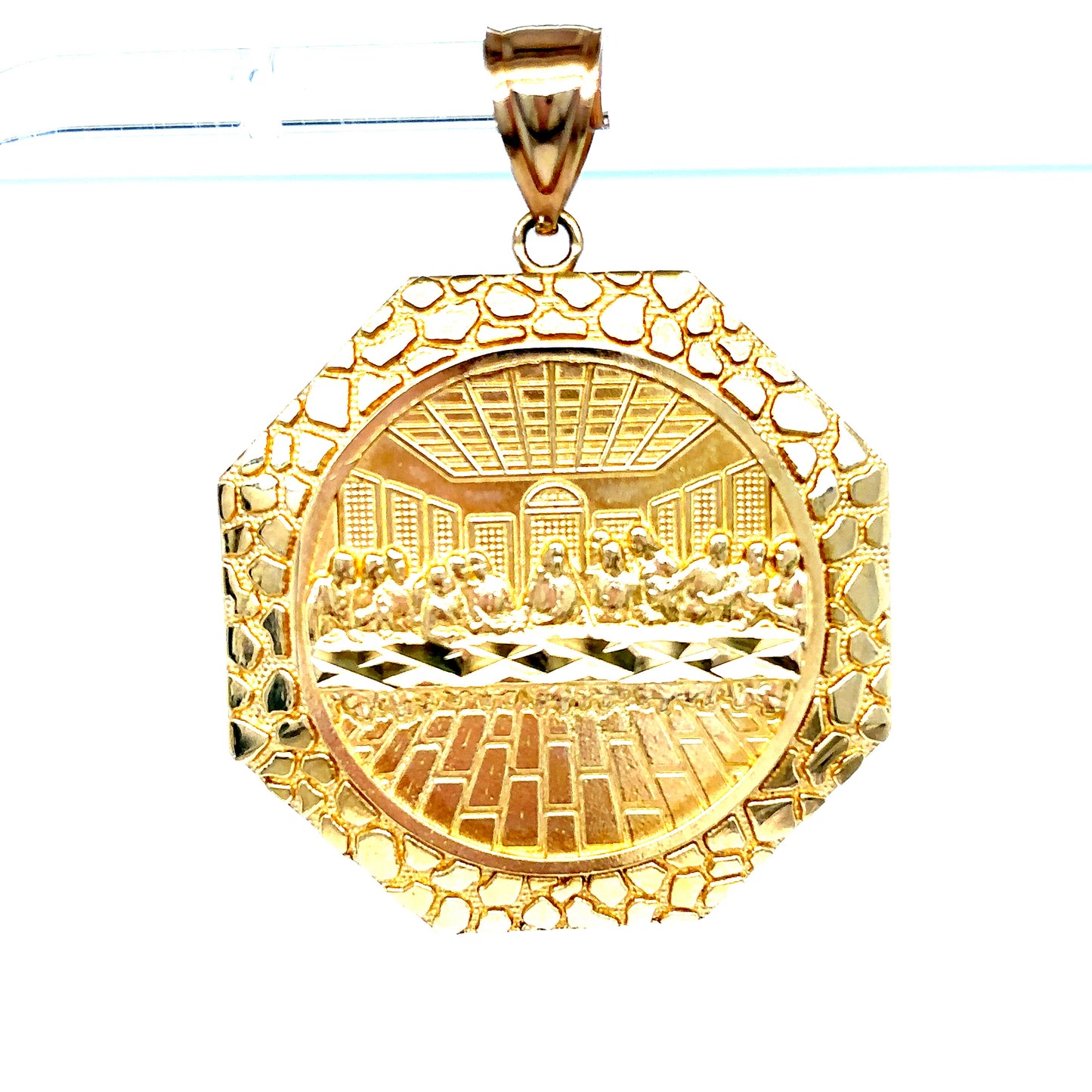 10K Gold Last Supper Pendant