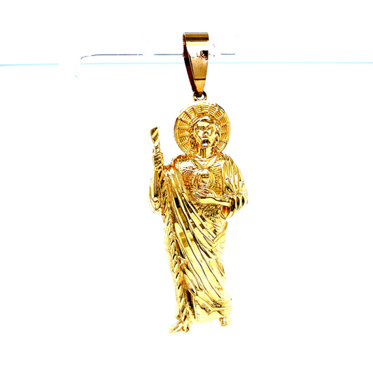 14k Yellow Gold St. Jude Pendant