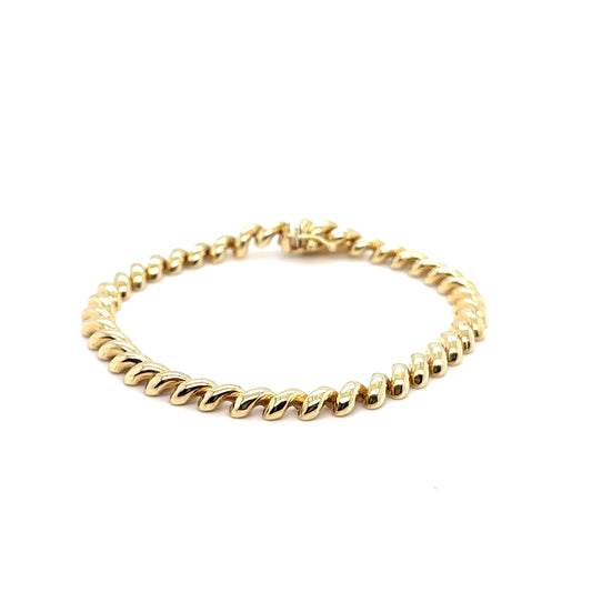 14k Gold San Marco Link Bracelet