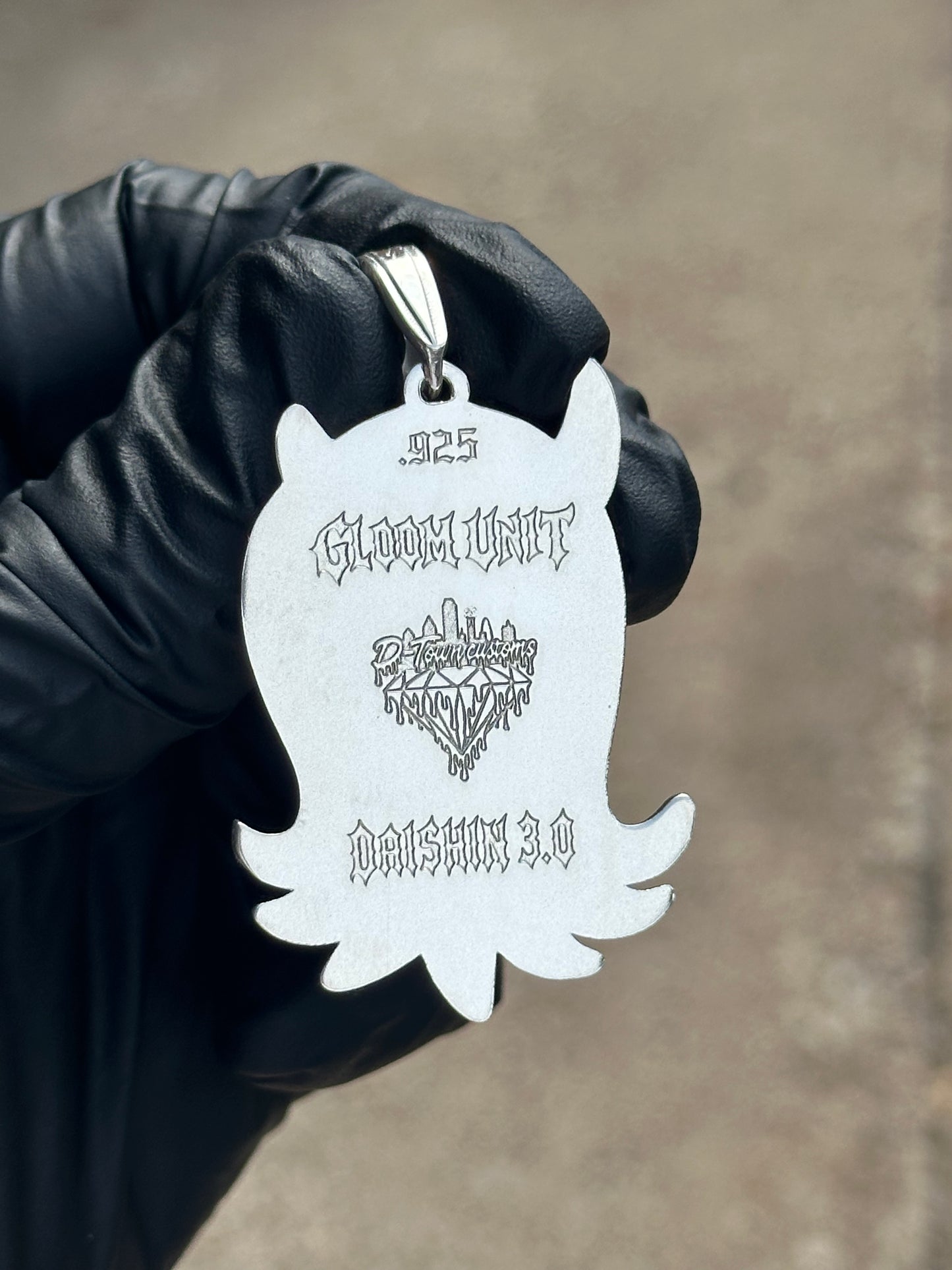 Gloom Unit X D-Town Jewelers Daishin 3.0 Silver Pendant