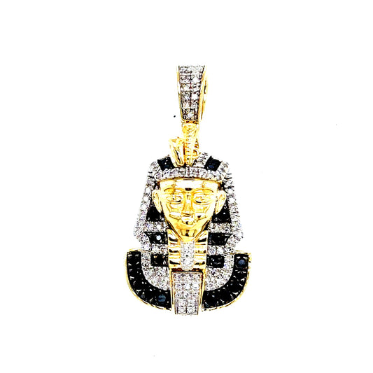 10k Gold Diamond Egypt Pendant