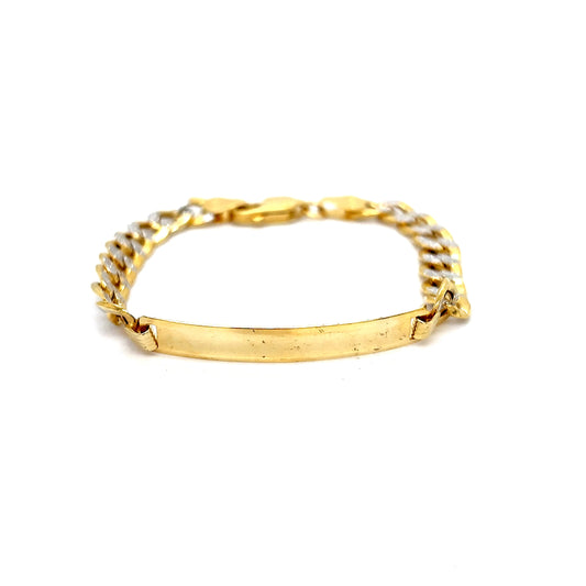 10k Gold Name/ID Bracelet