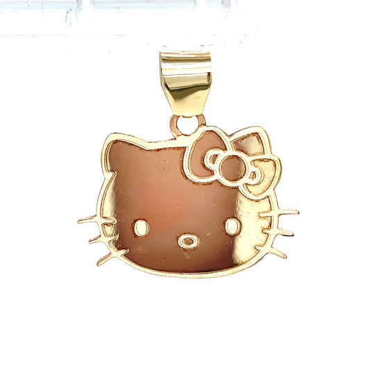 10k Gold Hello Kitty Pendant