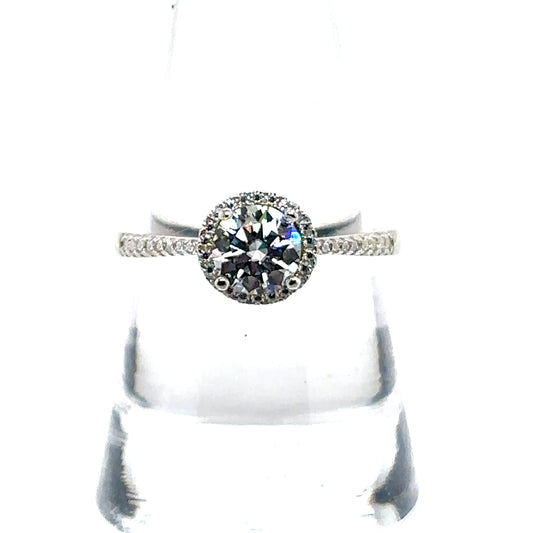 925 S.S. Moissanite Ring