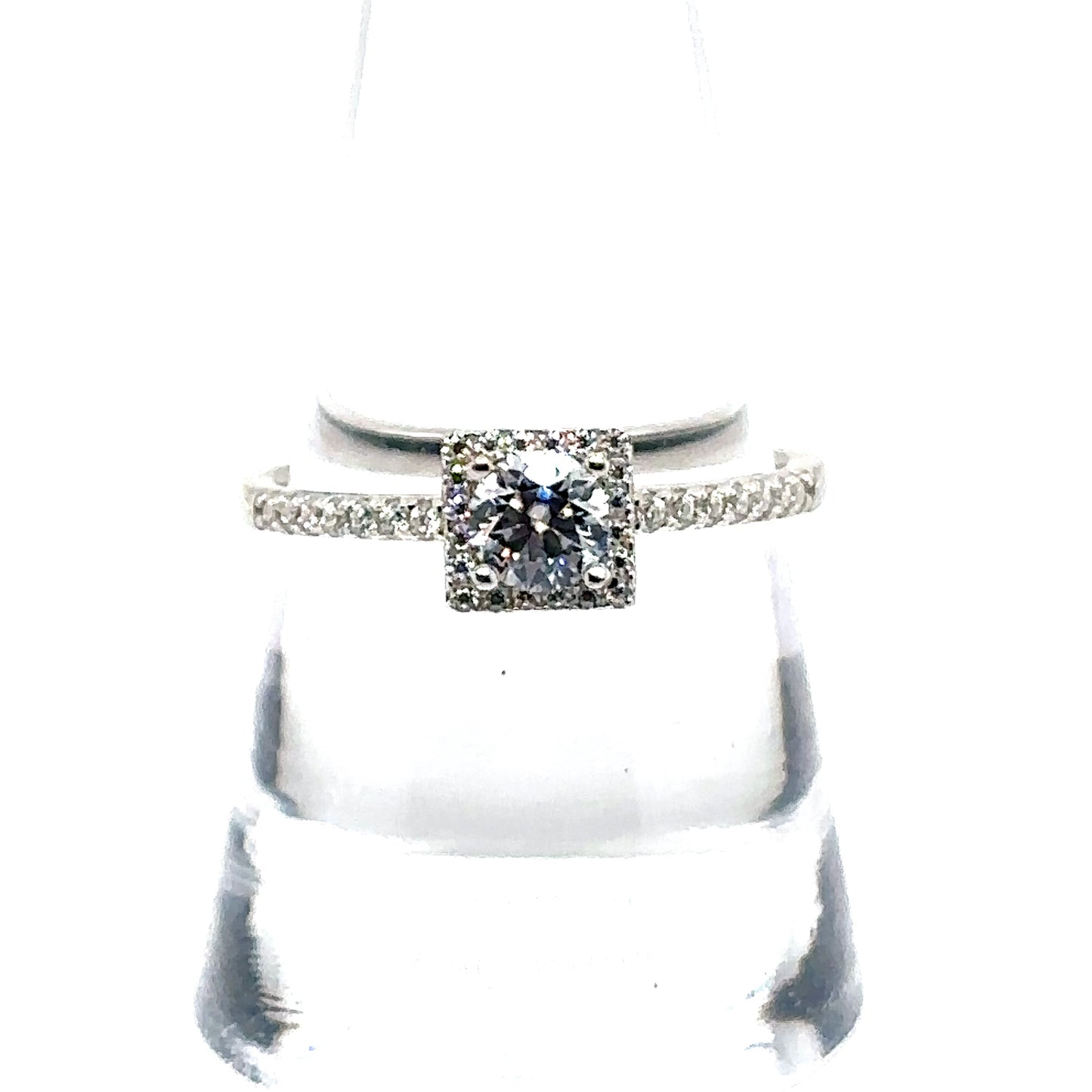 925 S.S. VVS Moissanite Ring