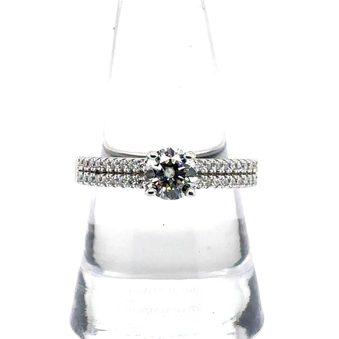 925 S.S. VVS Moissanite Ring