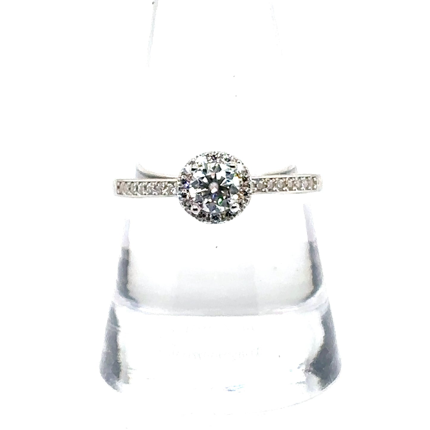 925 S.S. VVS Moissanite Ring