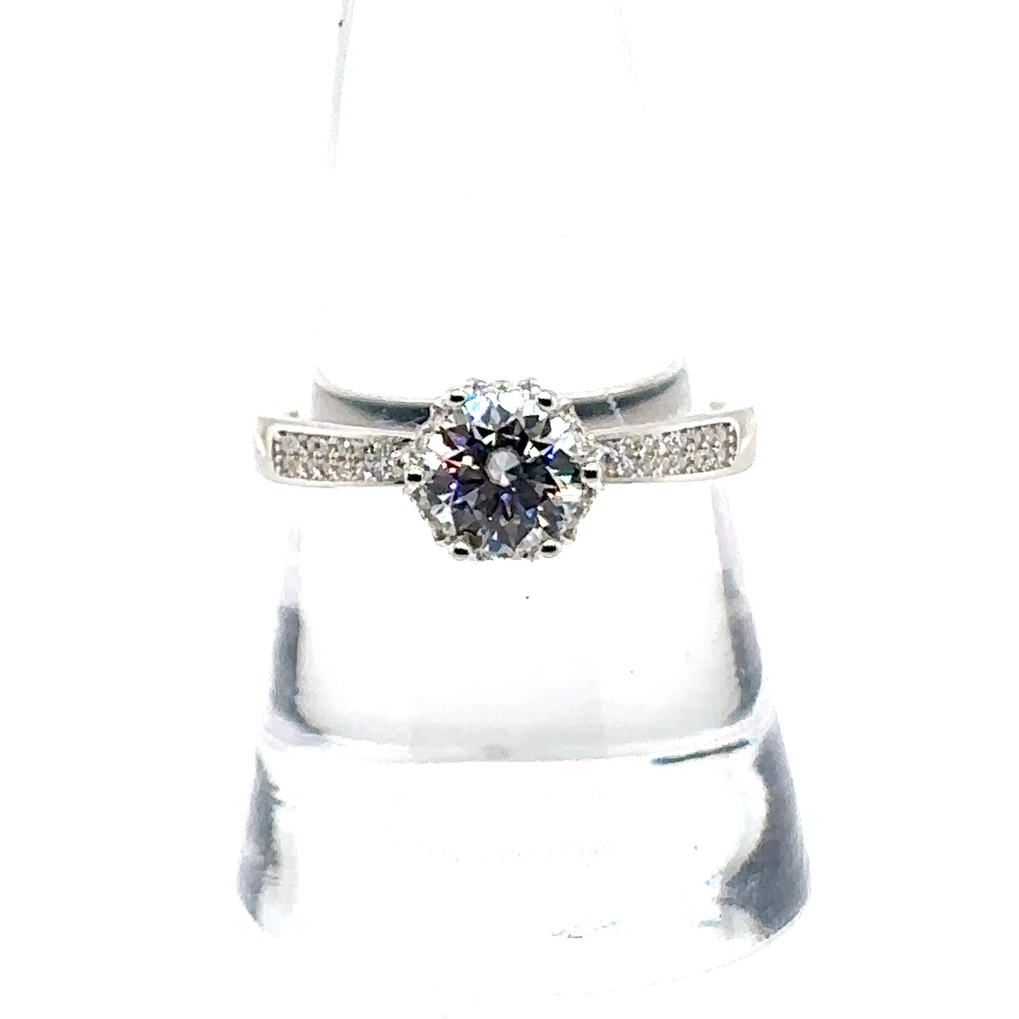 925 S.S. VVS Moissanite Ring