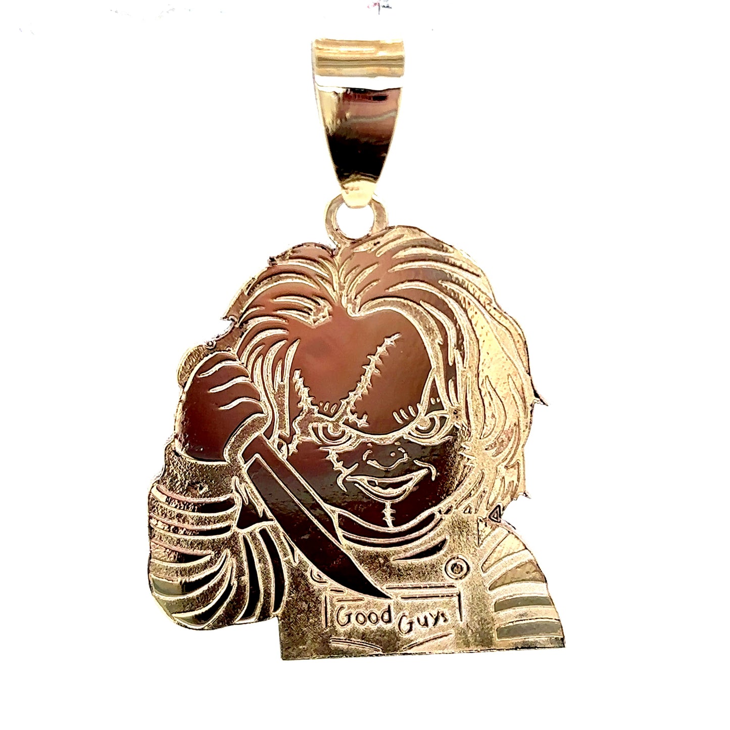 10k Gold Chucky Pendant