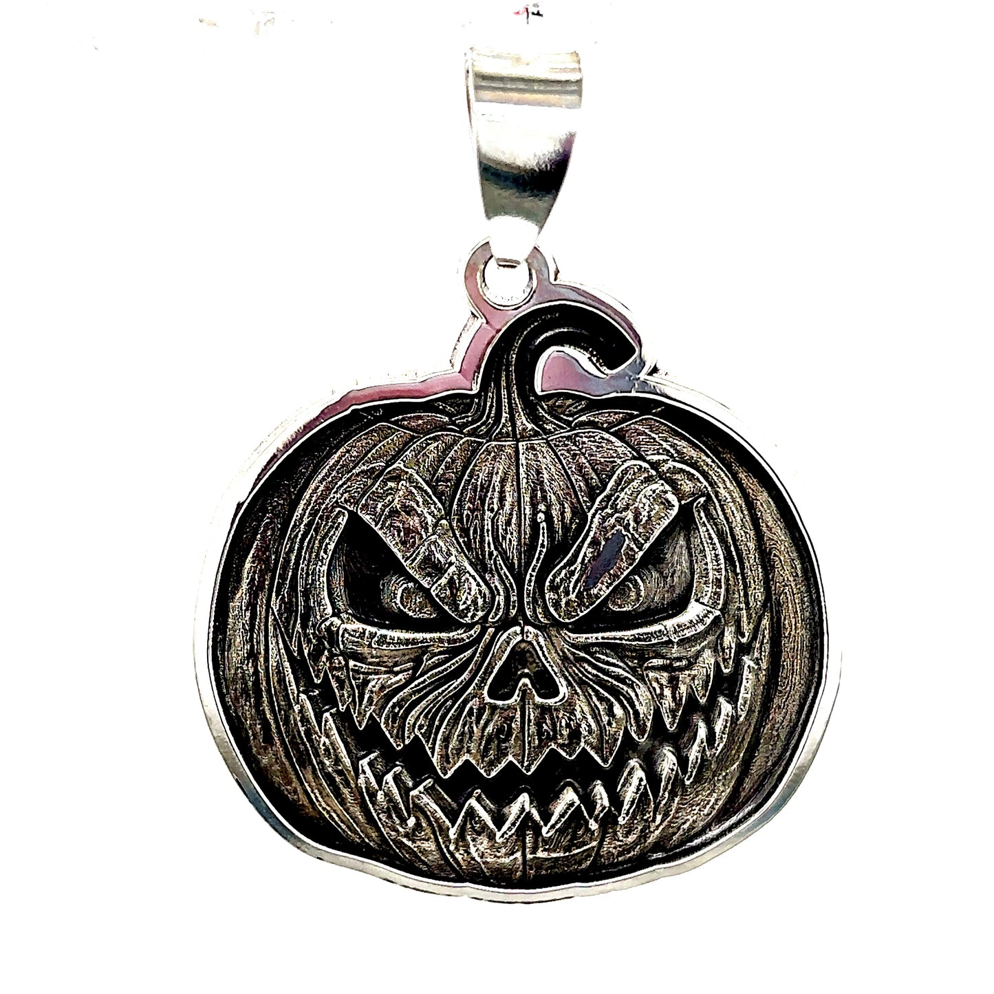 925 S.S. 3D Pumpkin Pendant