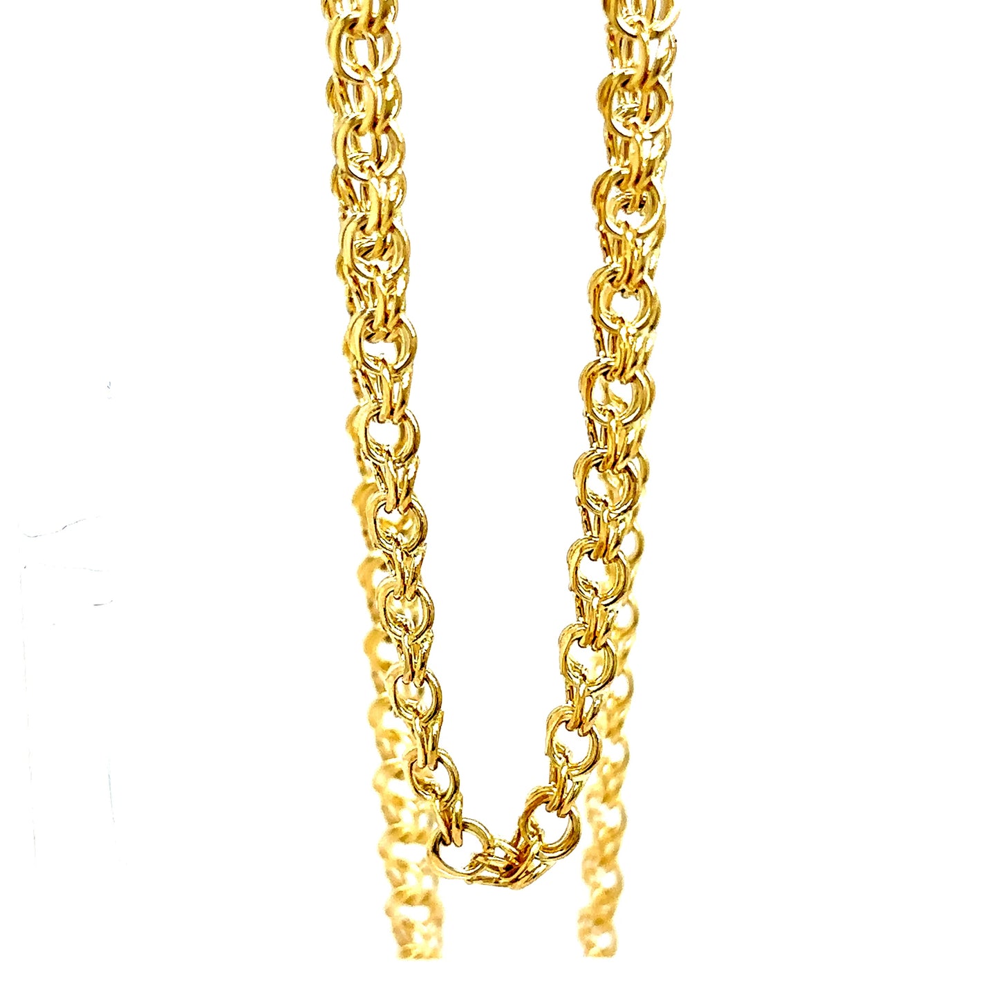 14k Yellow Gold Micro Chino Chain