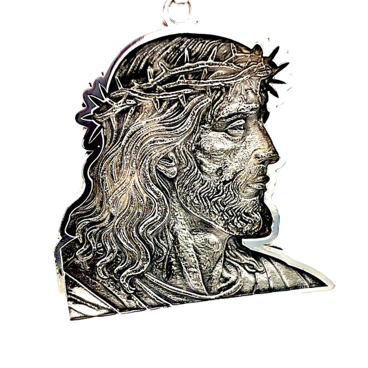 925 S.S. 3D Jesus Pendant