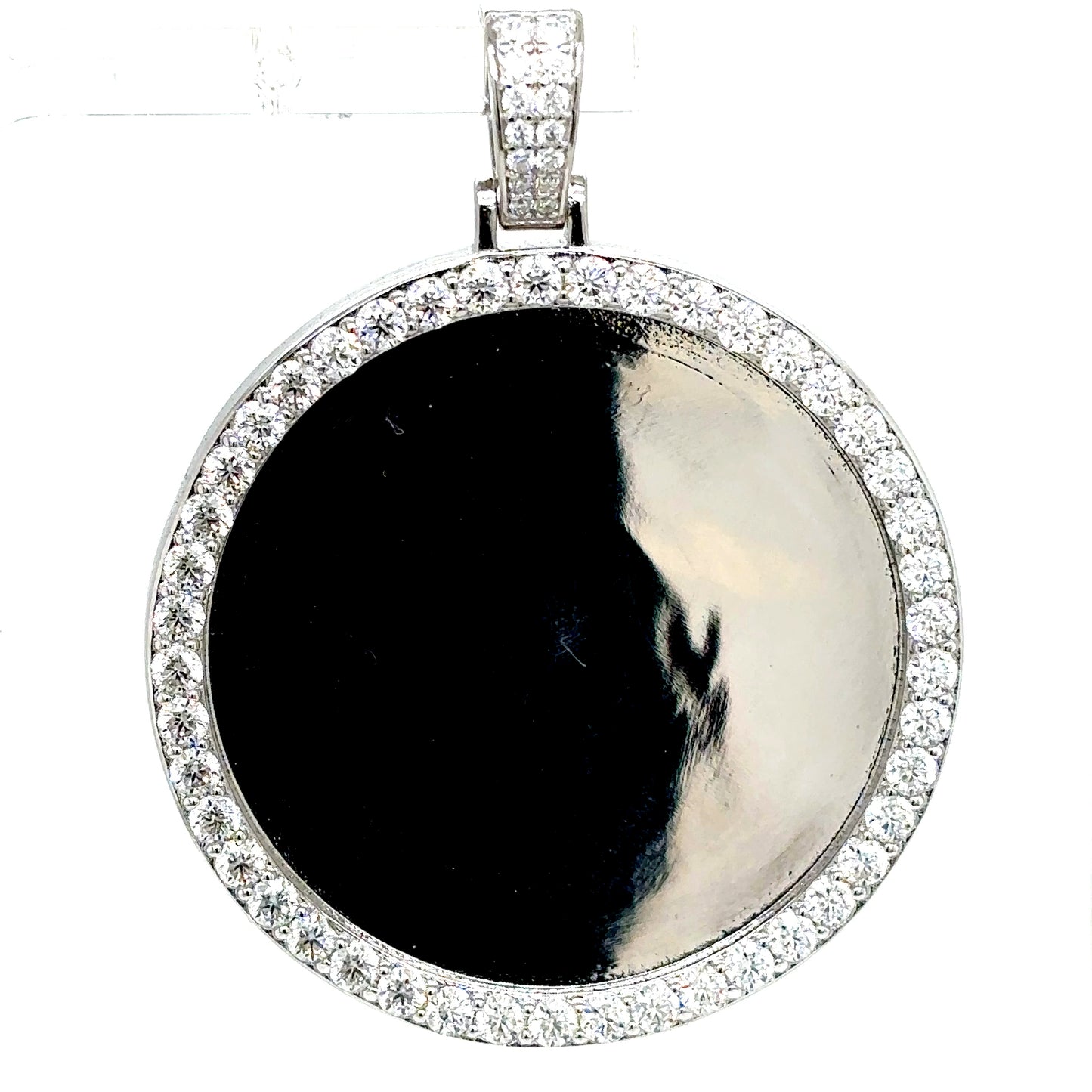 925 S.S. VVS Moissanite Memory Photo Pendant