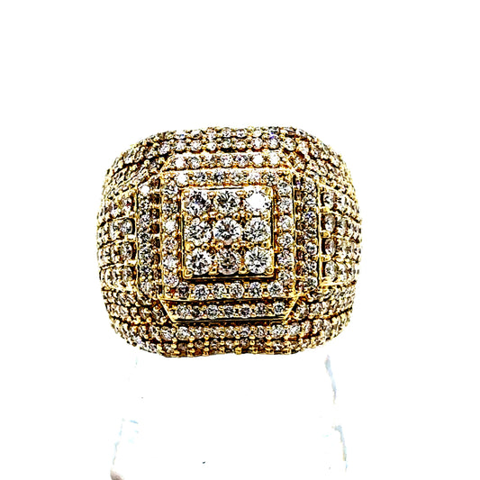 14k Yellow Gold VS Diamond Champion Style Ring