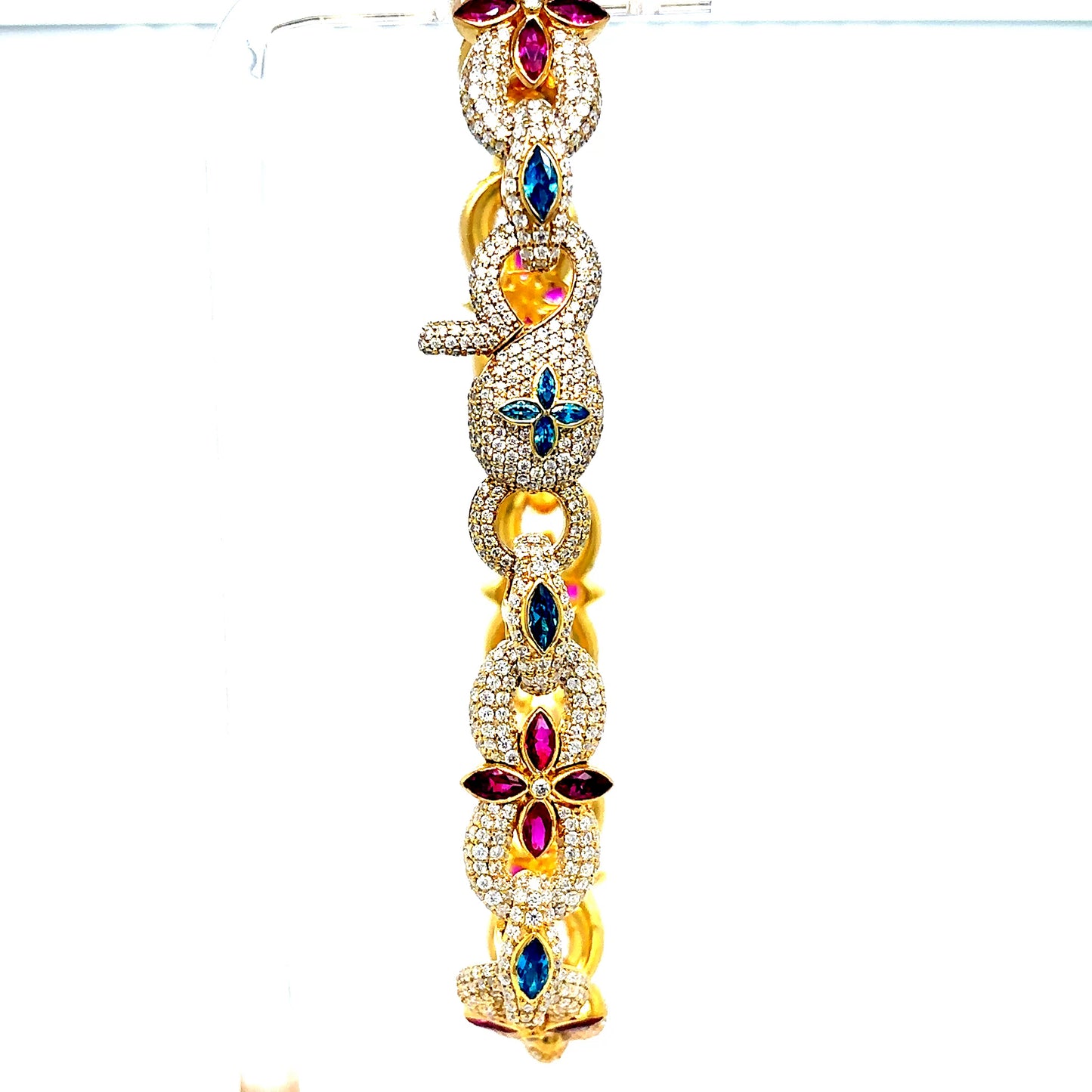 925 S.S. VVS Moissanite Infinity Bracelet