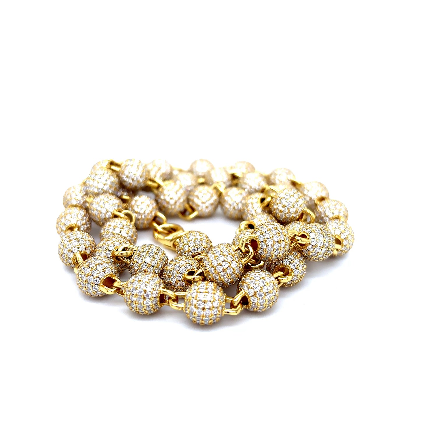 925 S.S. VVS Moissanite Ball Chain