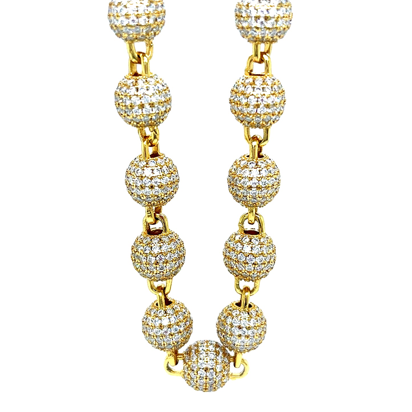 925 S.S. VVS Moissanite Ball Chain