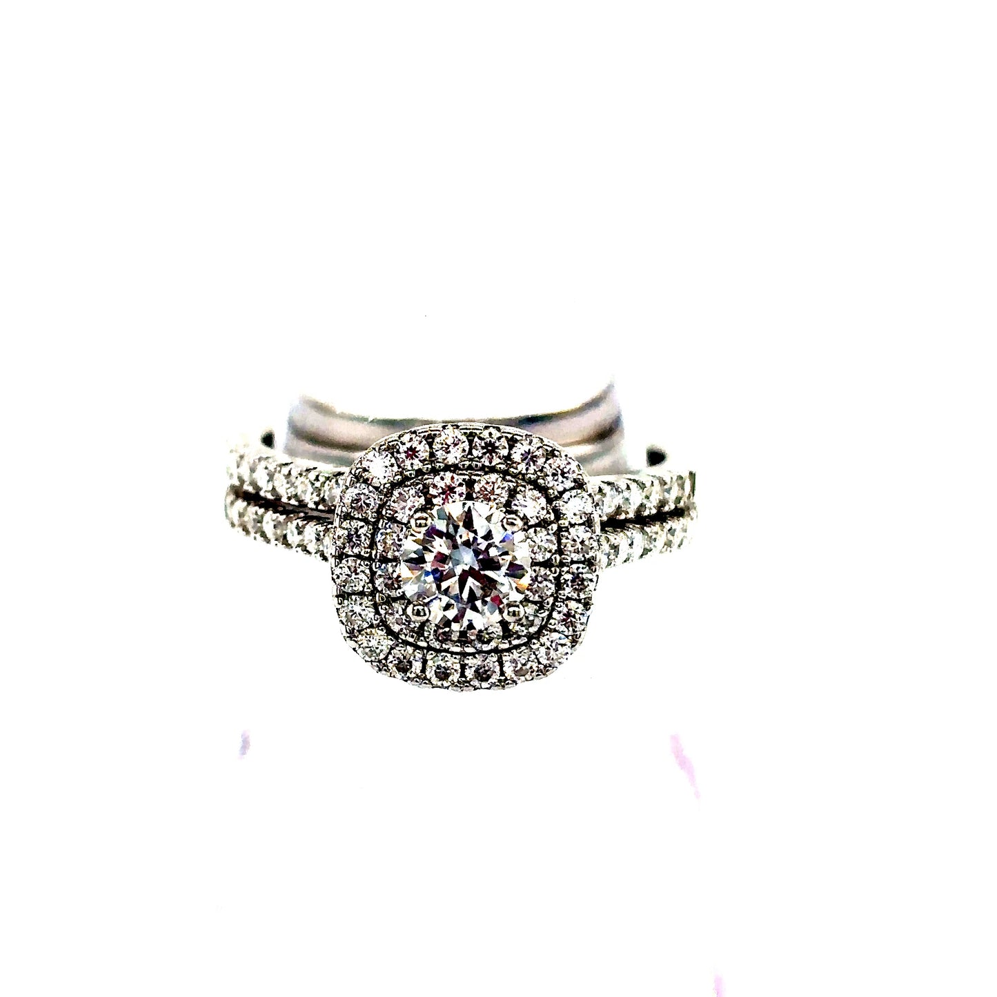 925 S.S. VVS Moissanite Engagement Ring