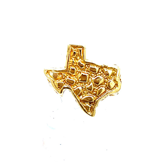 10k Yellow Gold Nugget Texas Ring
