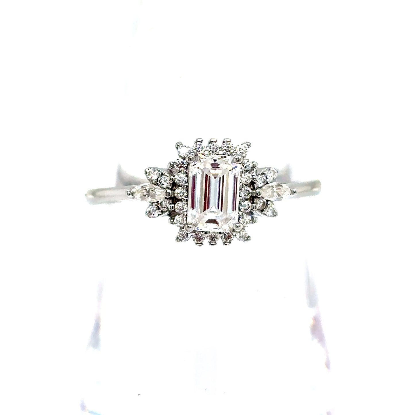 925 S.S. VVS Moissanite Ring