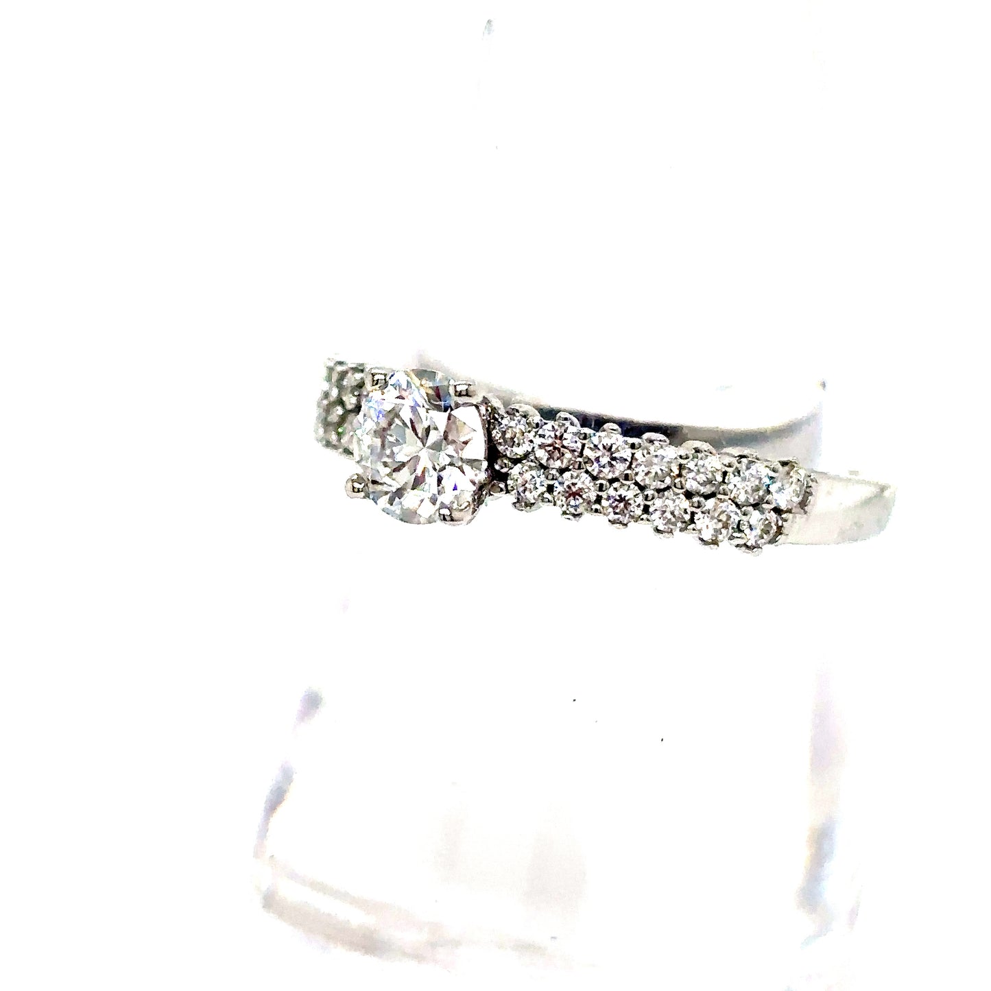 925 S.S. VVS Moissanite Ring