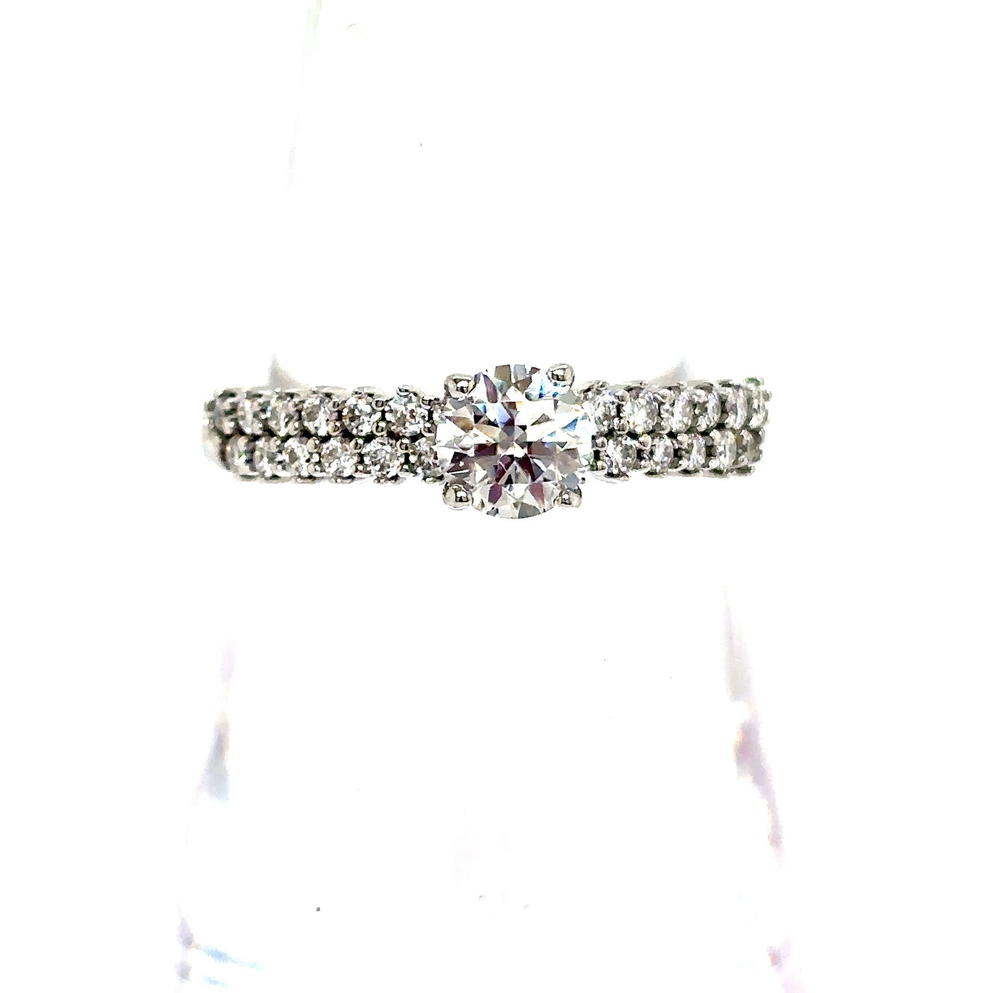 925 S.S. VVS Moissanite Ring