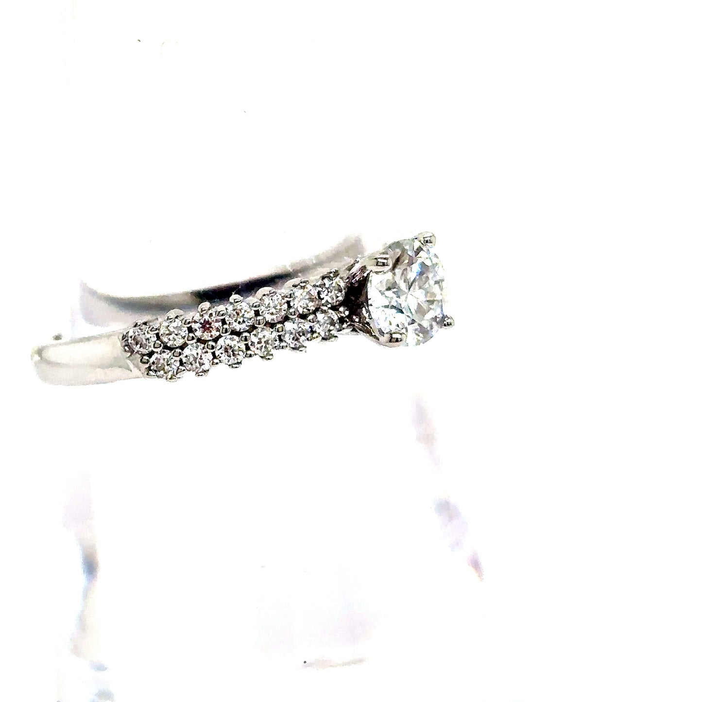 925 S.S. VVS Moissanite Ring