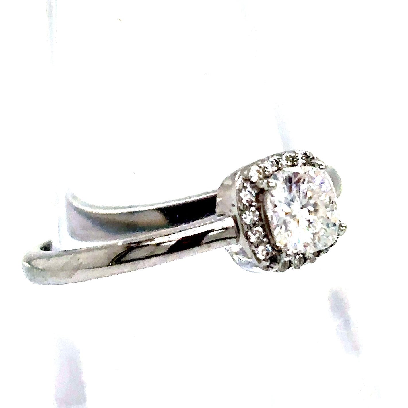 925 S.S. VVS Moissanite Ring