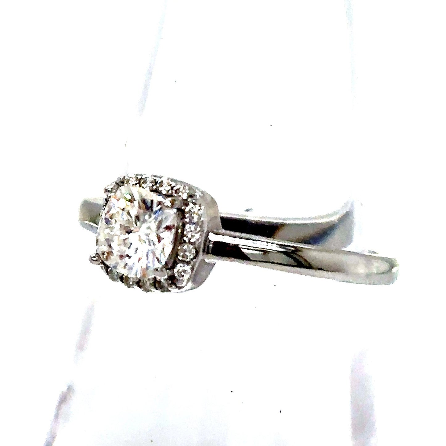 925 S.S. VVS Moissanite Ring