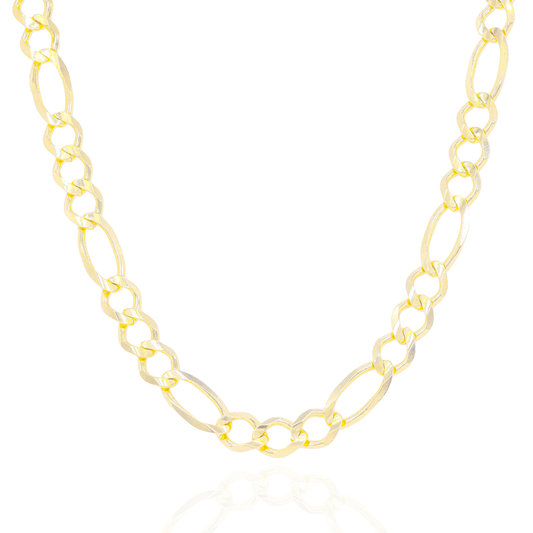 10k Yellow Gold Figaro Chain 18"