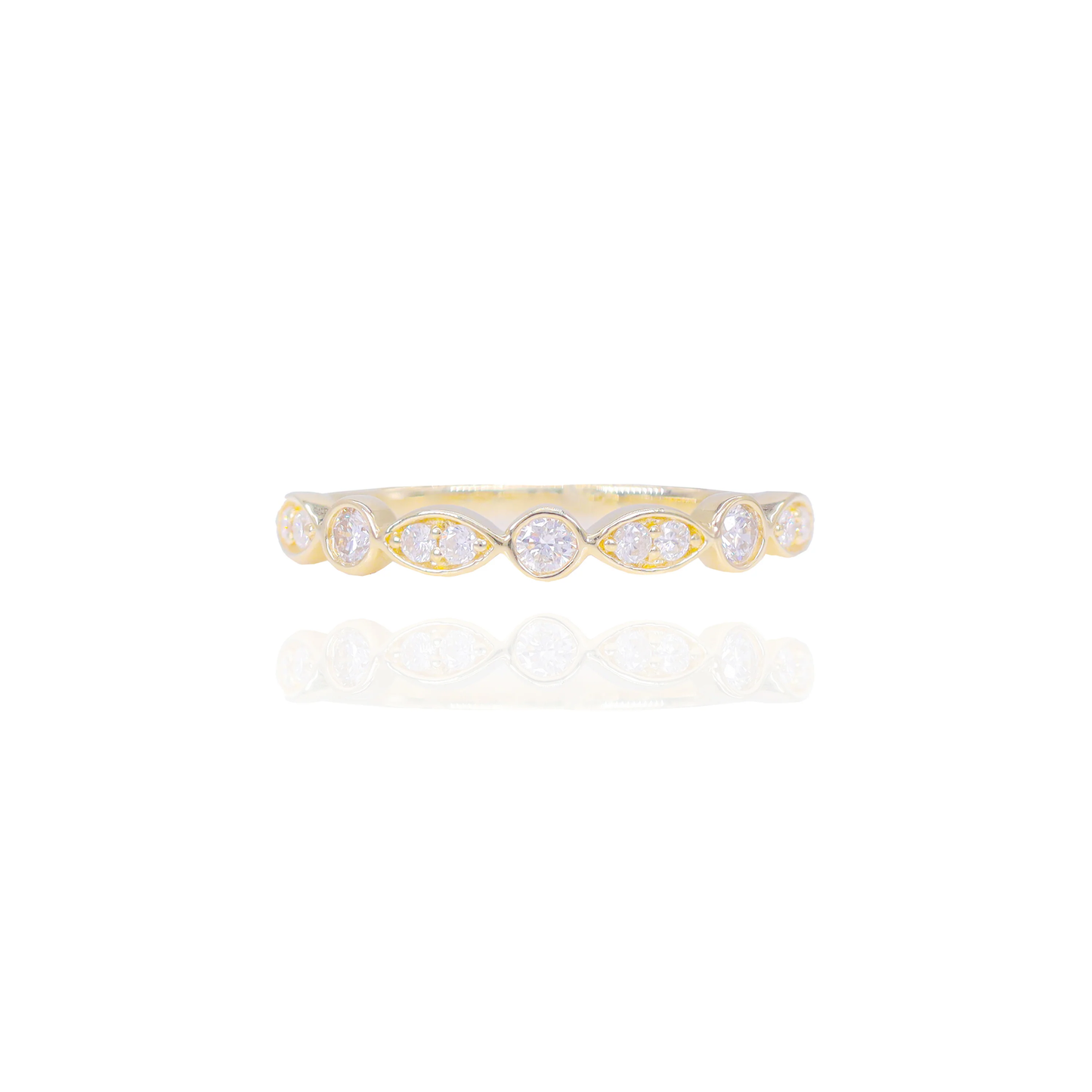 14k Gold Diamond Oval Engagement Set