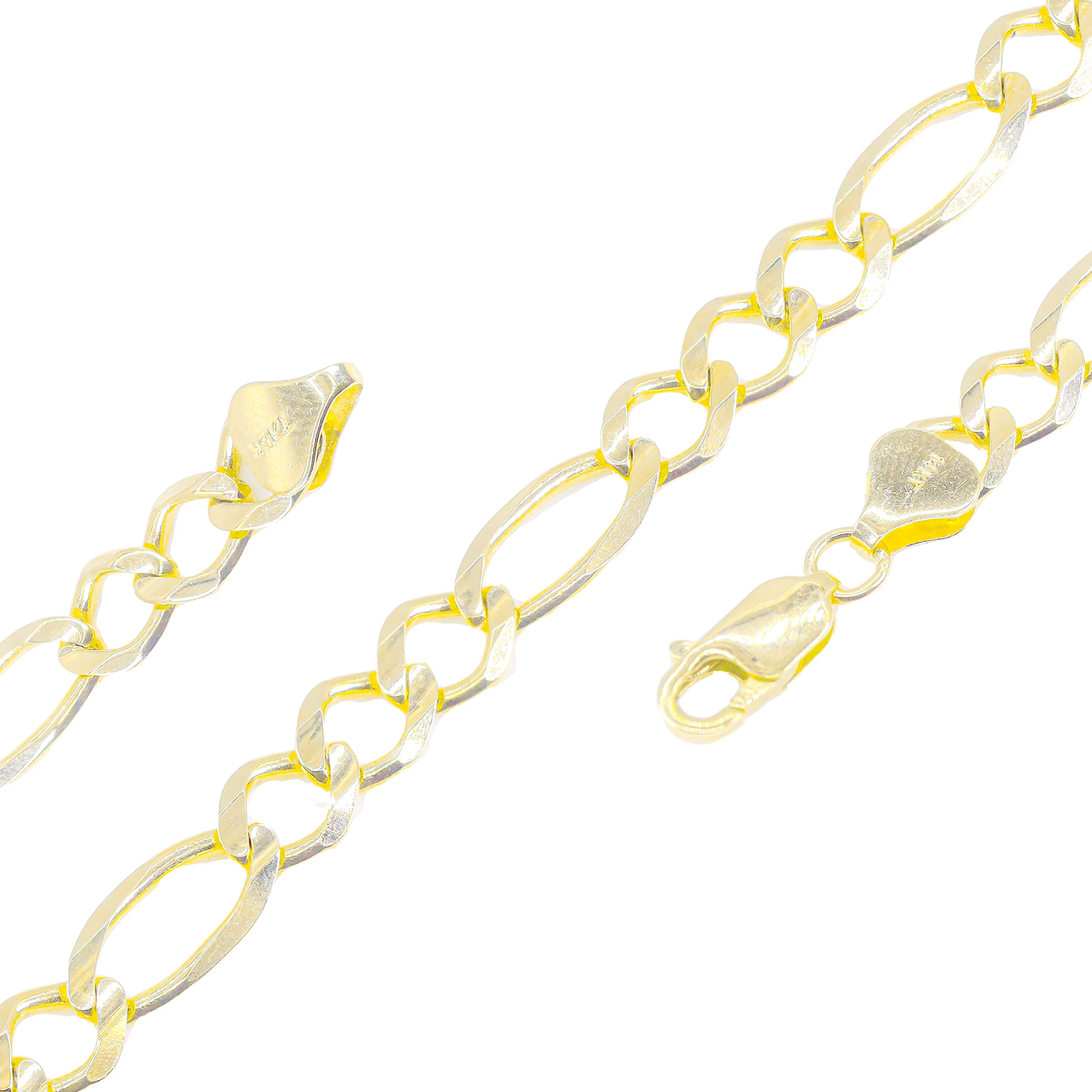 10k Yellow Gold Figaro Chain 18"